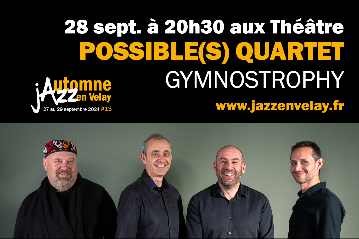 EVE_AutomeJazzEnVelayTheatreLePuyPossiblesQuartet