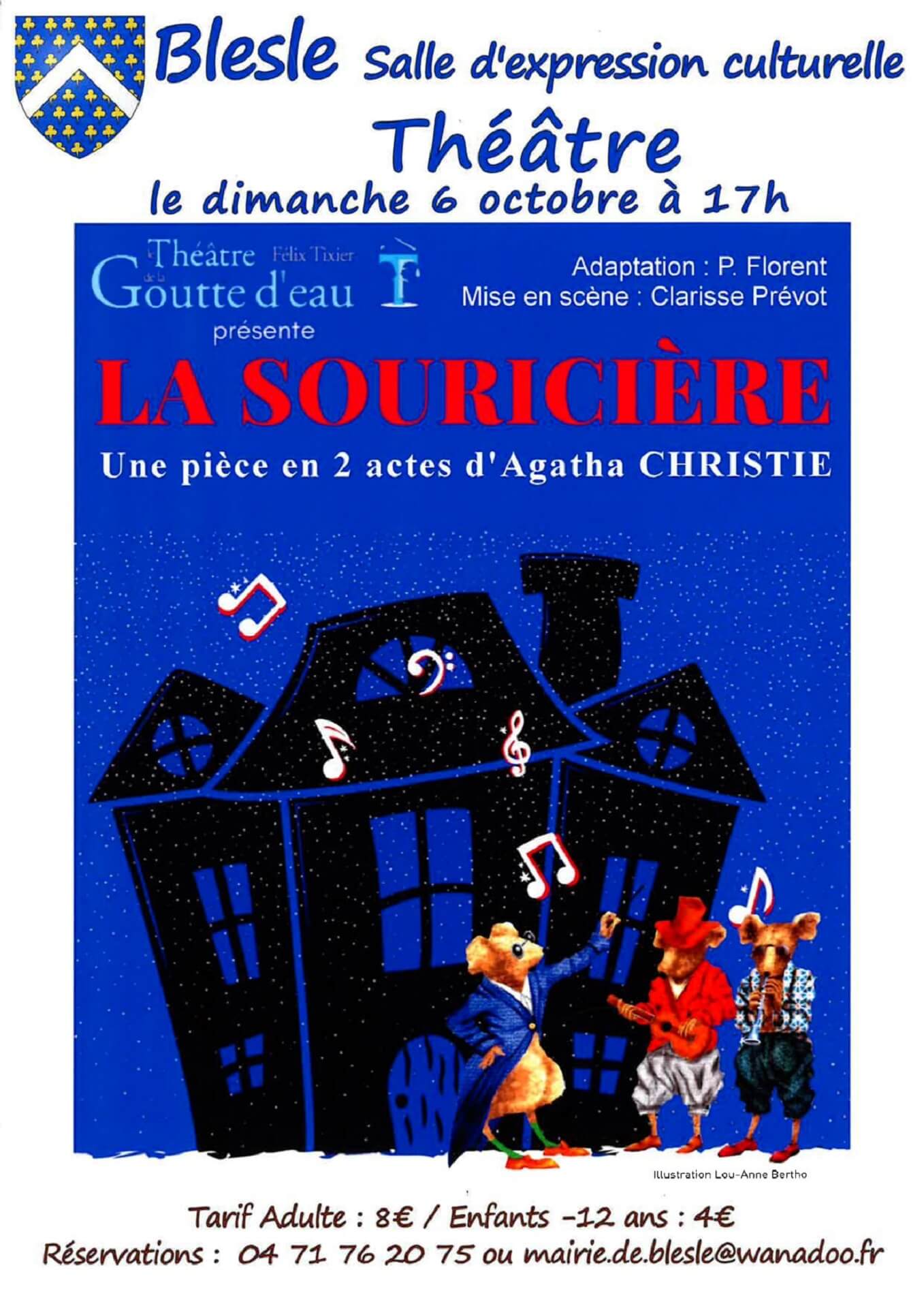 Théâtre Blesle La Souricière