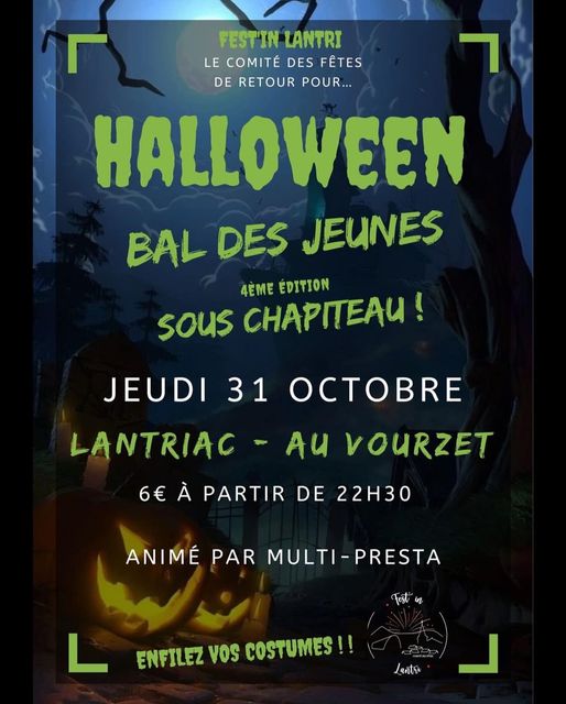 bal jeunes halloween