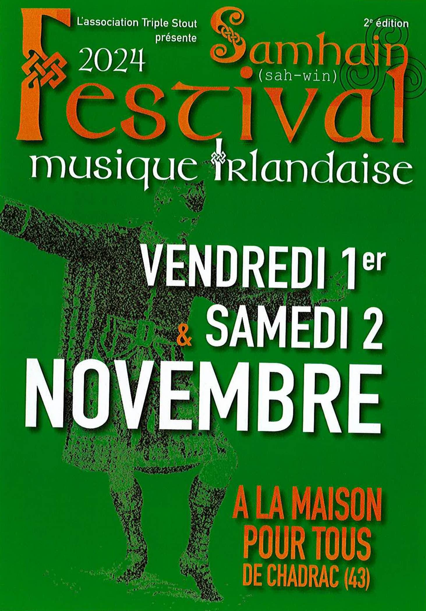 Samhain Festival : Musique Irlandaise_Chadrac