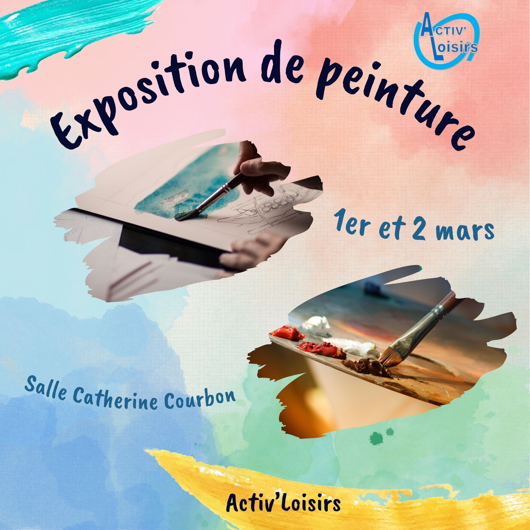 Exposition de peintures_Saint-Ferréol-d'Auroure