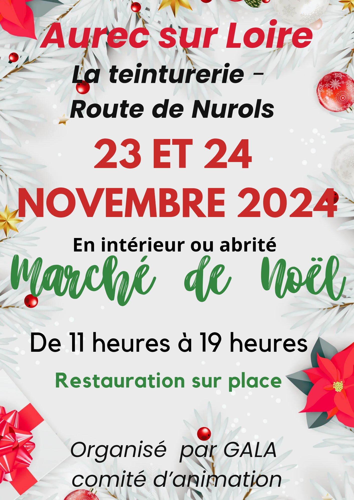 Marché de Noël_Aurec-sur-Loire