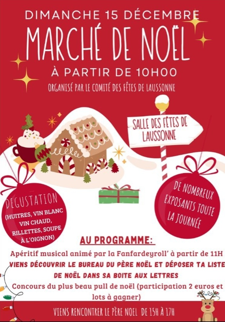 Marché de Noël_Laussonne