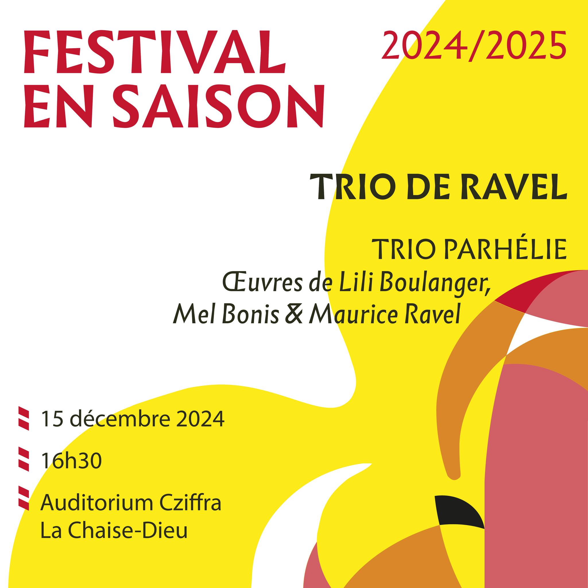 EVE-Festival en saison : Trio de Ravel_La Chaise-Dieu-Affiche