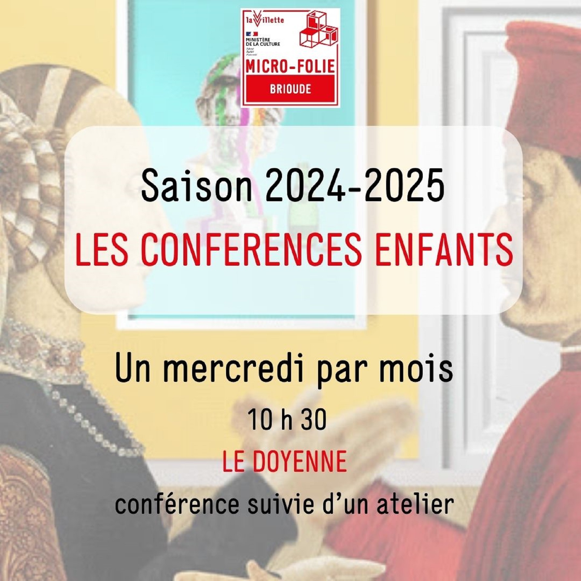 Micro-folie : conférences enfants