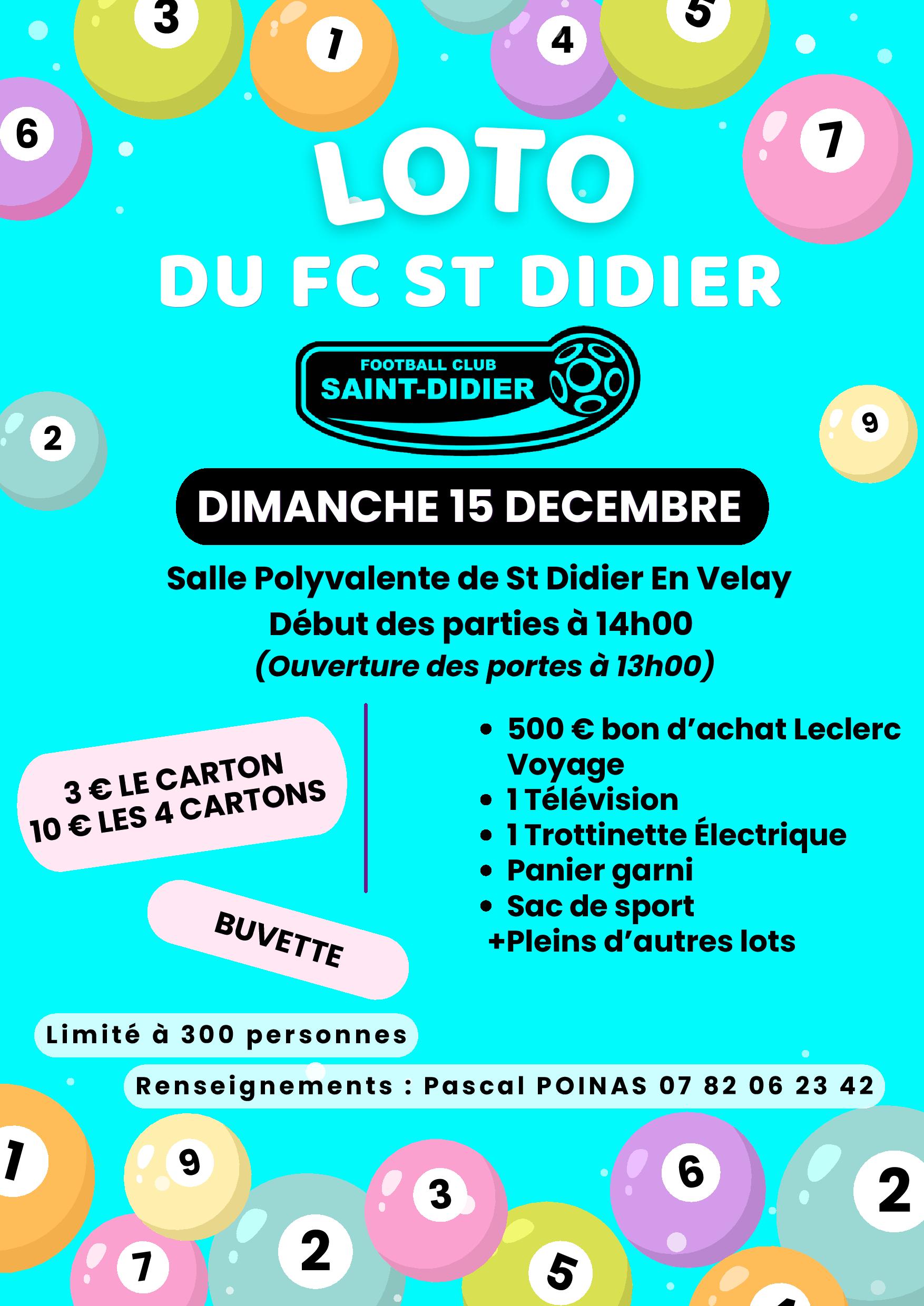 Loto du FC Saint-Didier_Saint-Didier-en-Velay