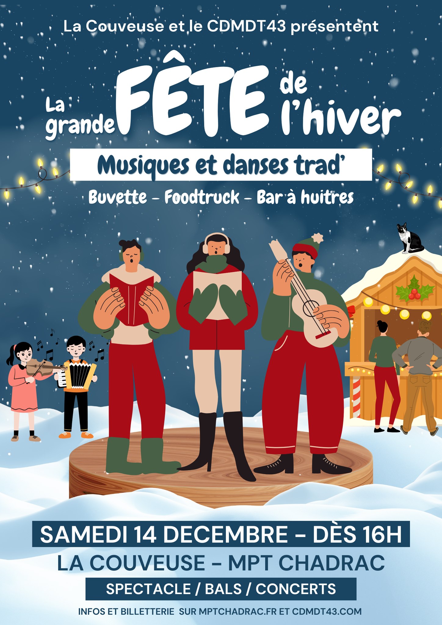 Grande fête de l'hiver : Bal de Noël / musiques et danses traditionnelles_Chadrac