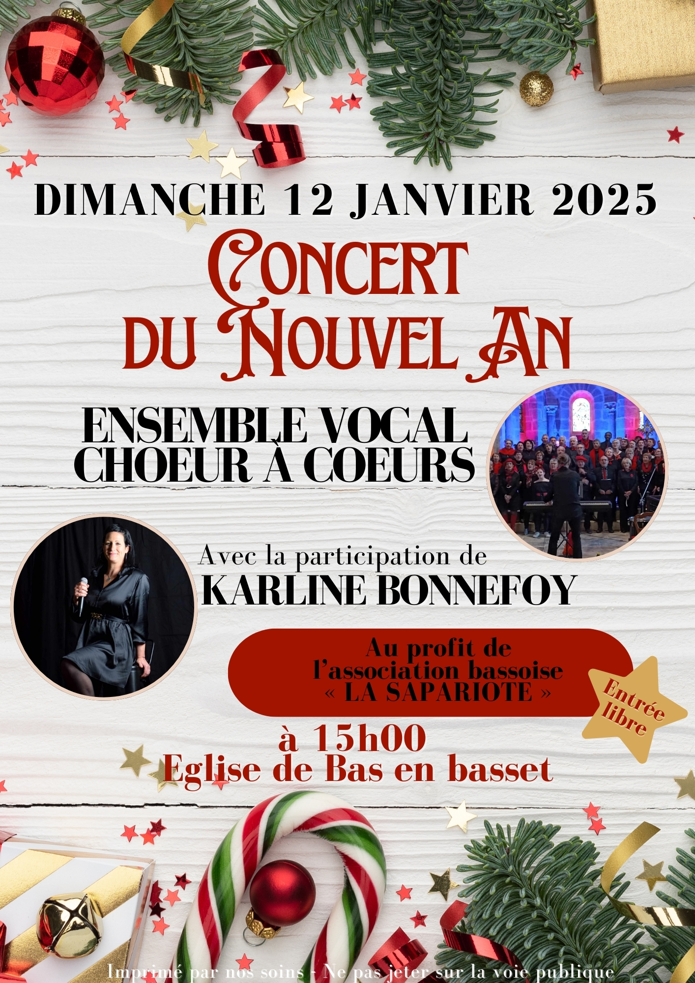 Concert du Nouvel An avec la chorale "CHOEUR à COEURS"_Bas-en-Basset