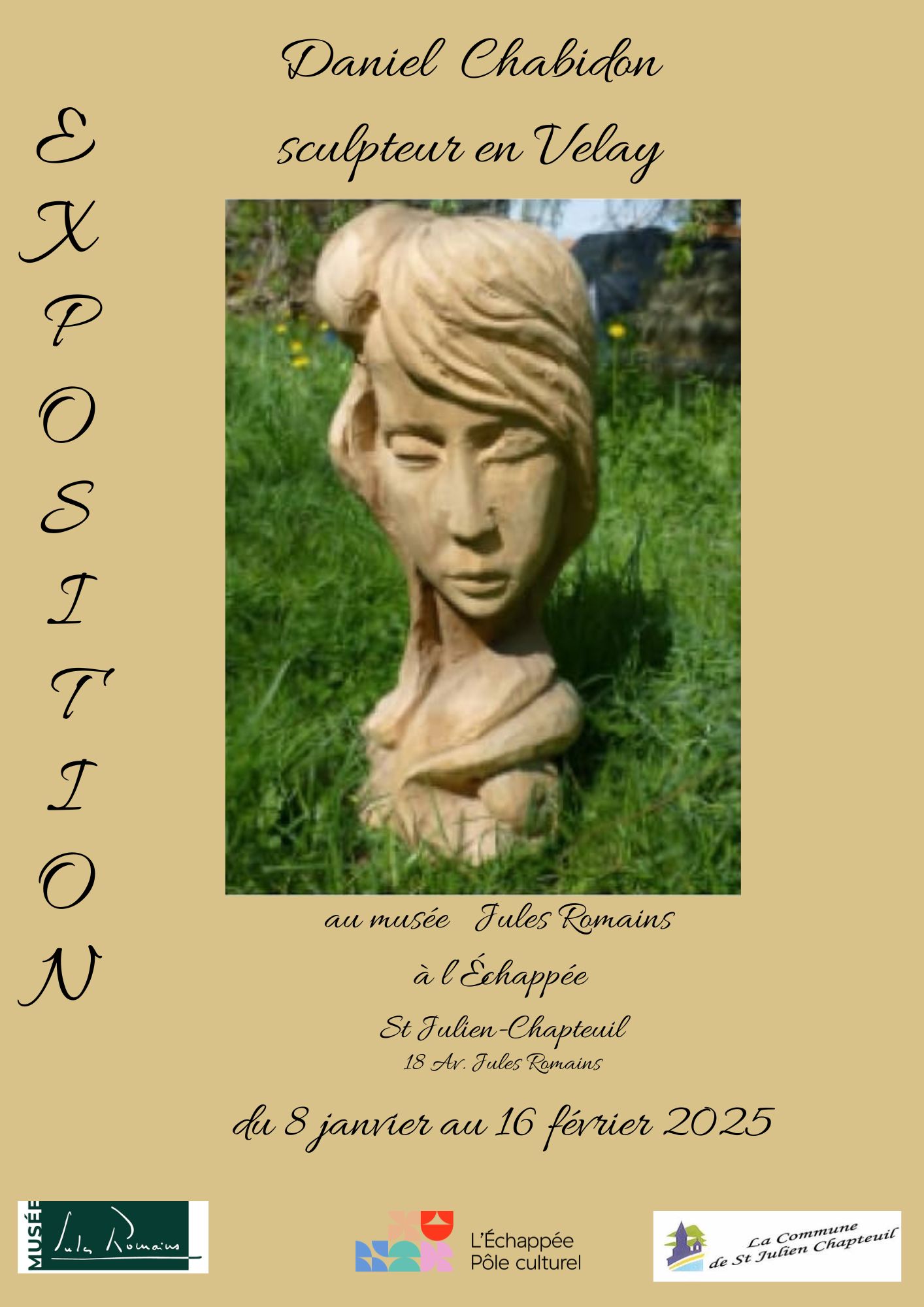 Exposition de scluptures sur bois_Saint-Julien-Chapteuil