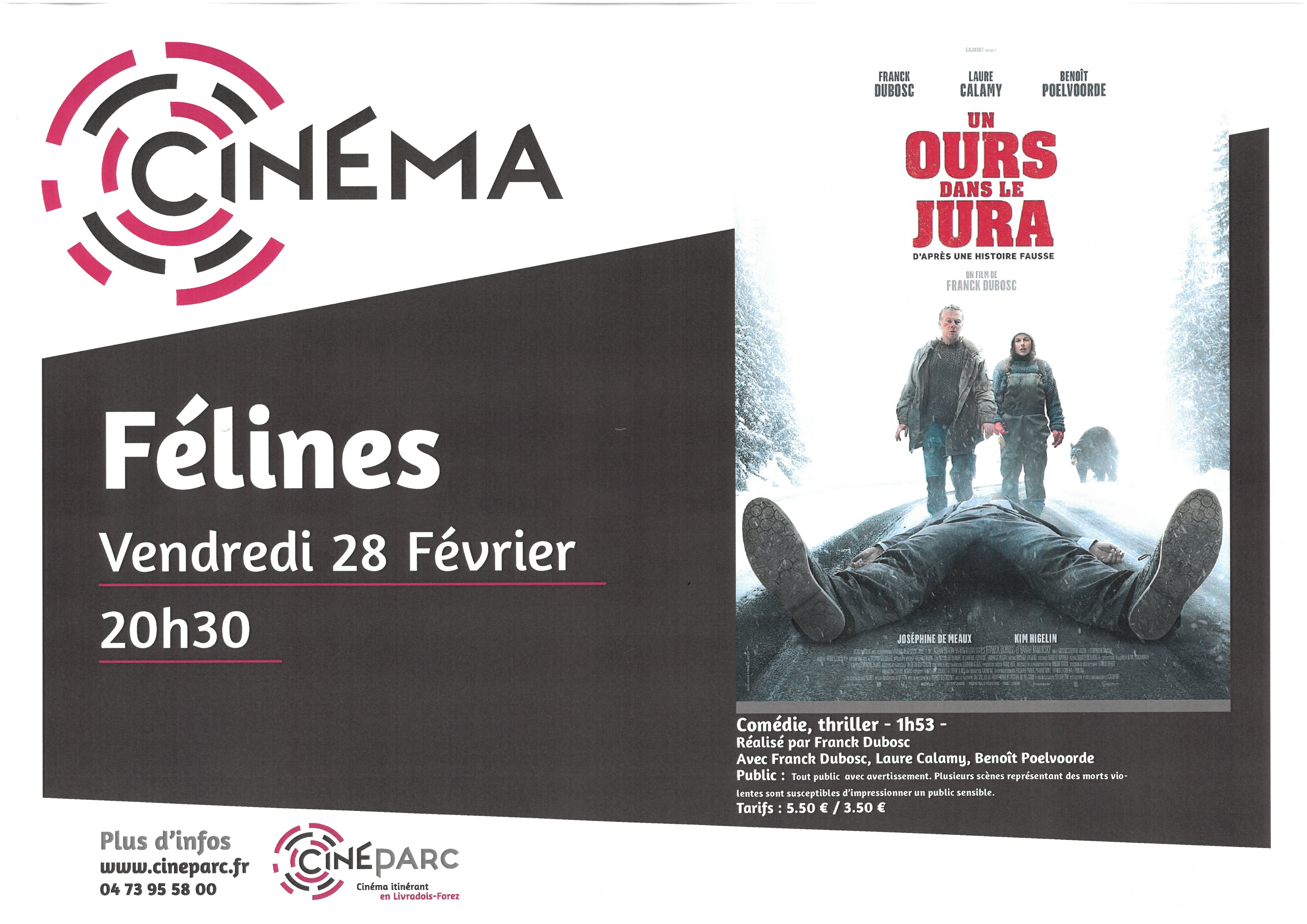 EVE-Ciné parc Un ours dans le Jura-affiche