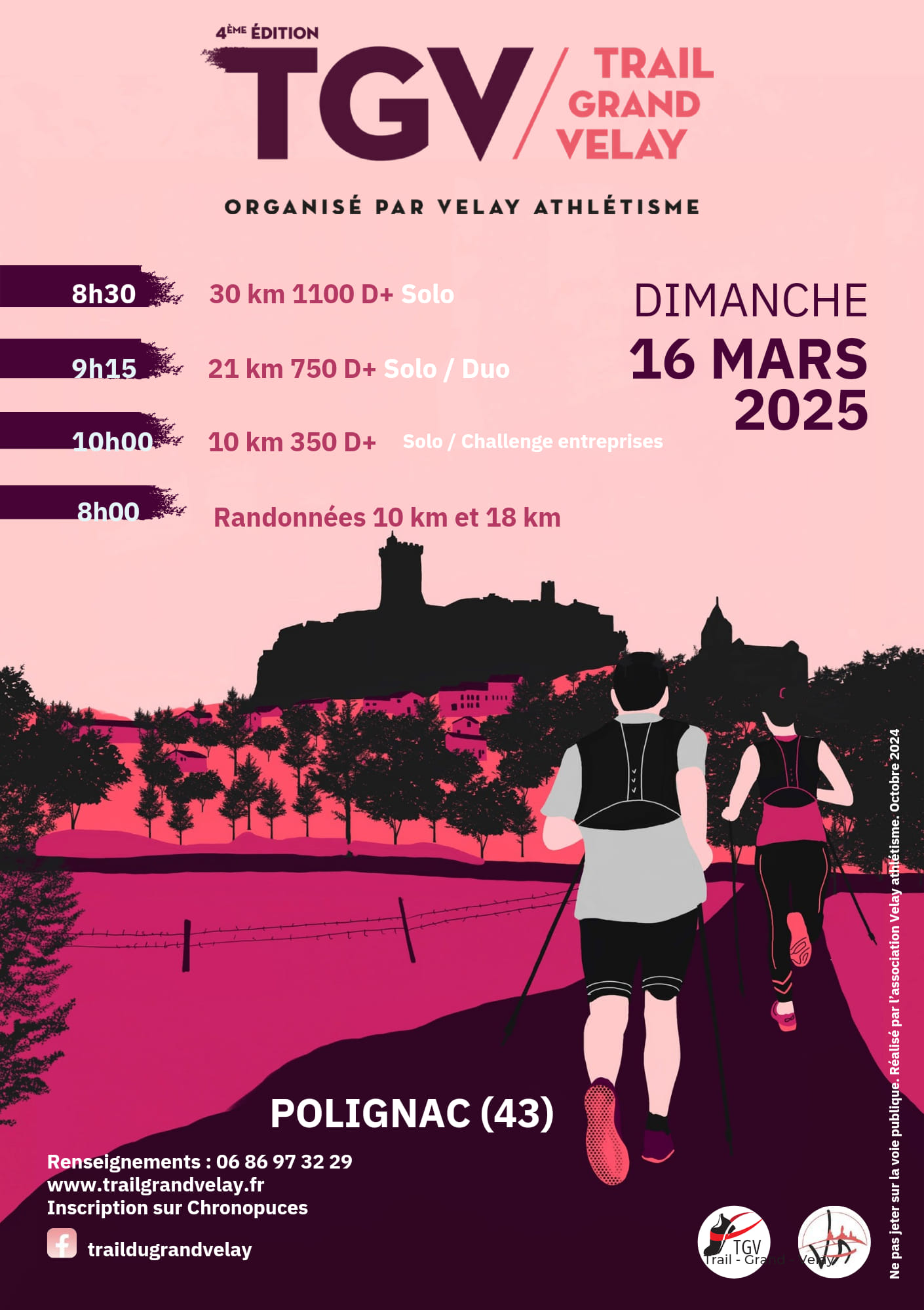 EVE_Trail Grand Velay : 4ème Edition_Polignac