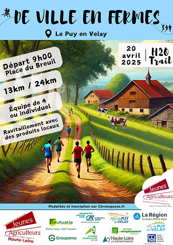 EVE_H2O Trail - De ville en fermes_Le Puy-en-Velay