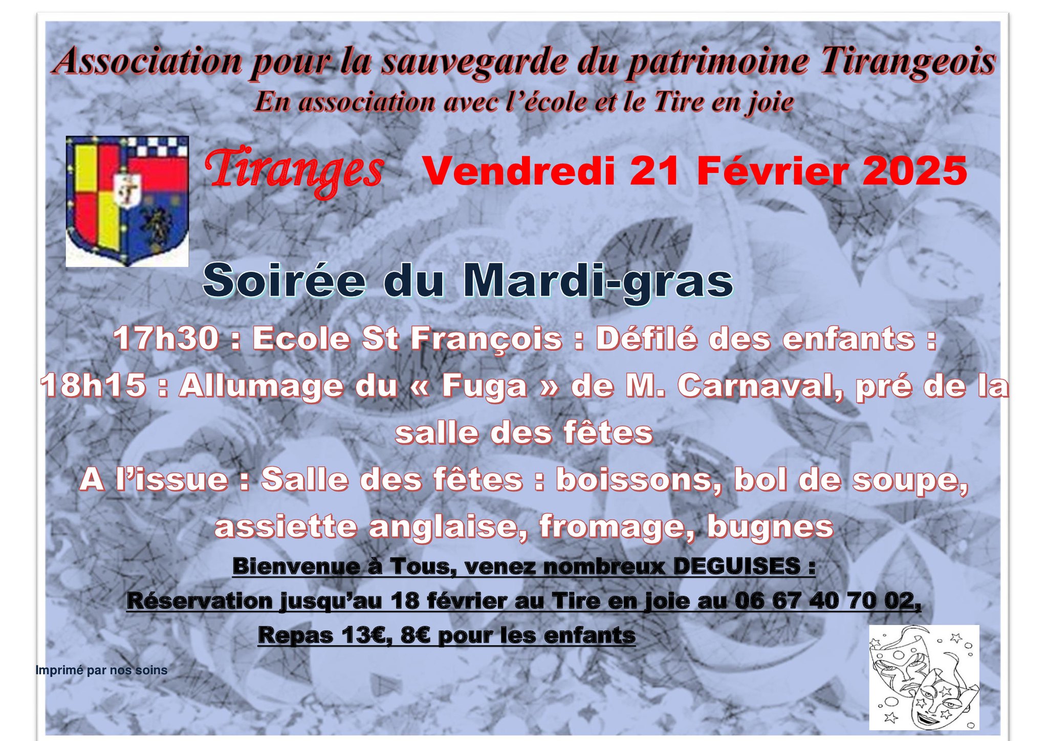 Soirée du Mardi gras_Tiranges