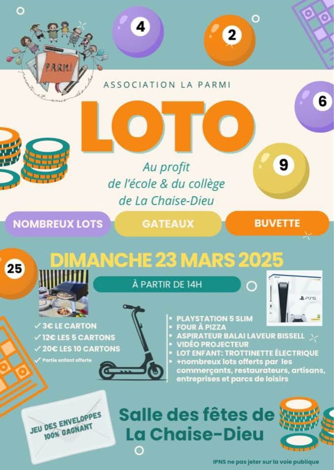 Loto des écoles_La Chaise-Dieu