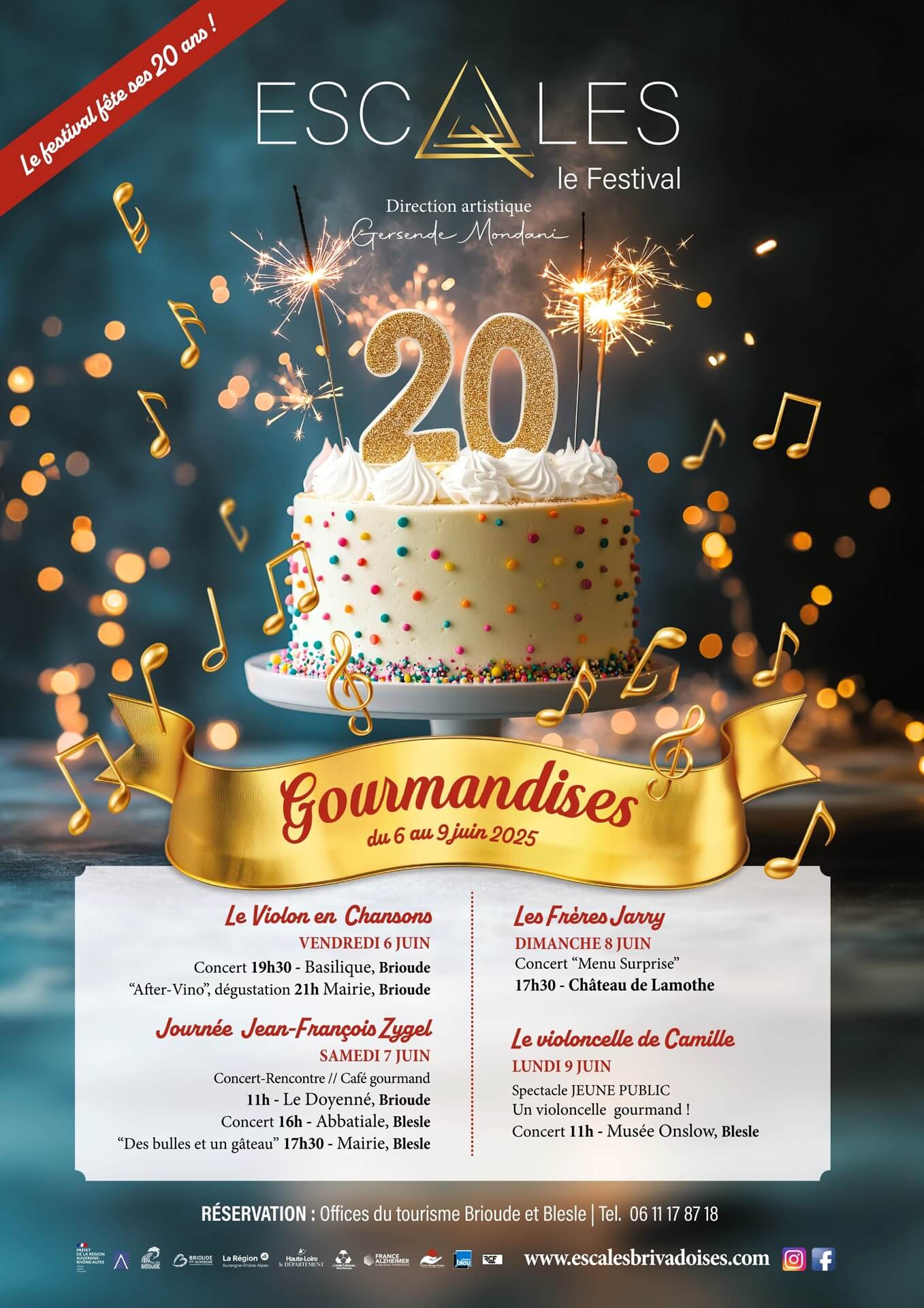 "le violoncelle de Camille et la surprise du chef !" "Gourmandises" 20 ans Festival des Escales brivadoises_Blesle