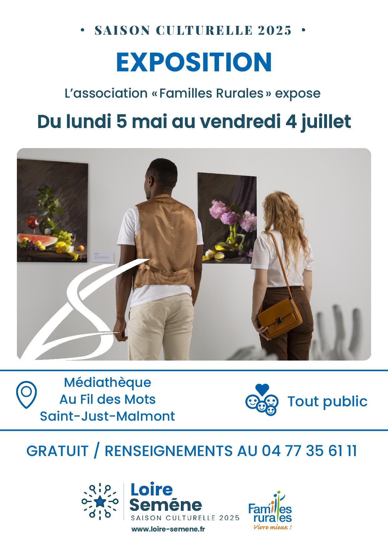 L'association "Familles rurales" expose_Saint-Just-Malmont