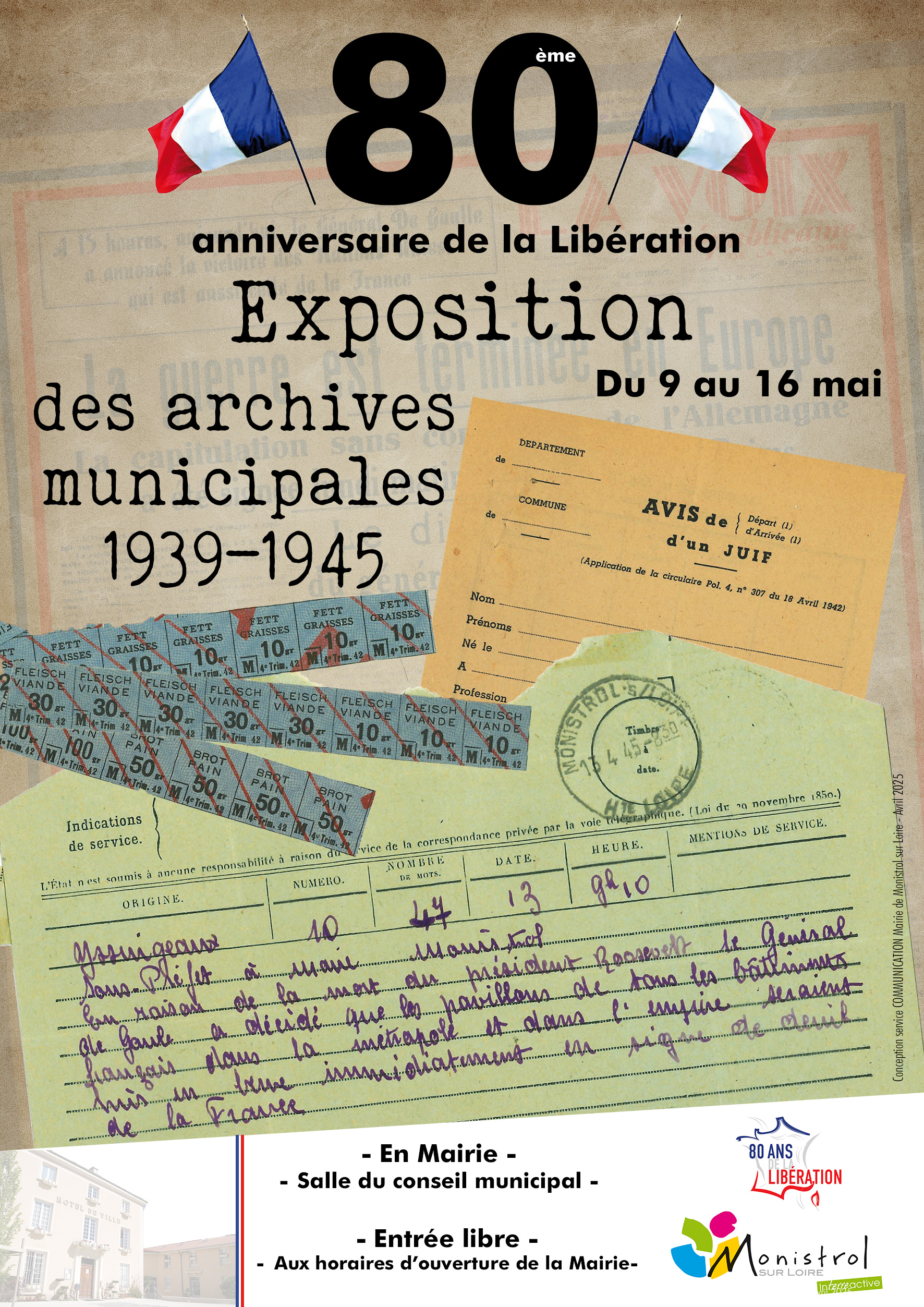 EXPOSITION des archives municipales_Monistrol-sur-Loire
