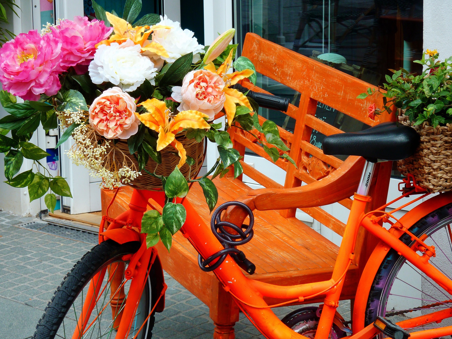 Défilé de vélos fleuris_Prades
