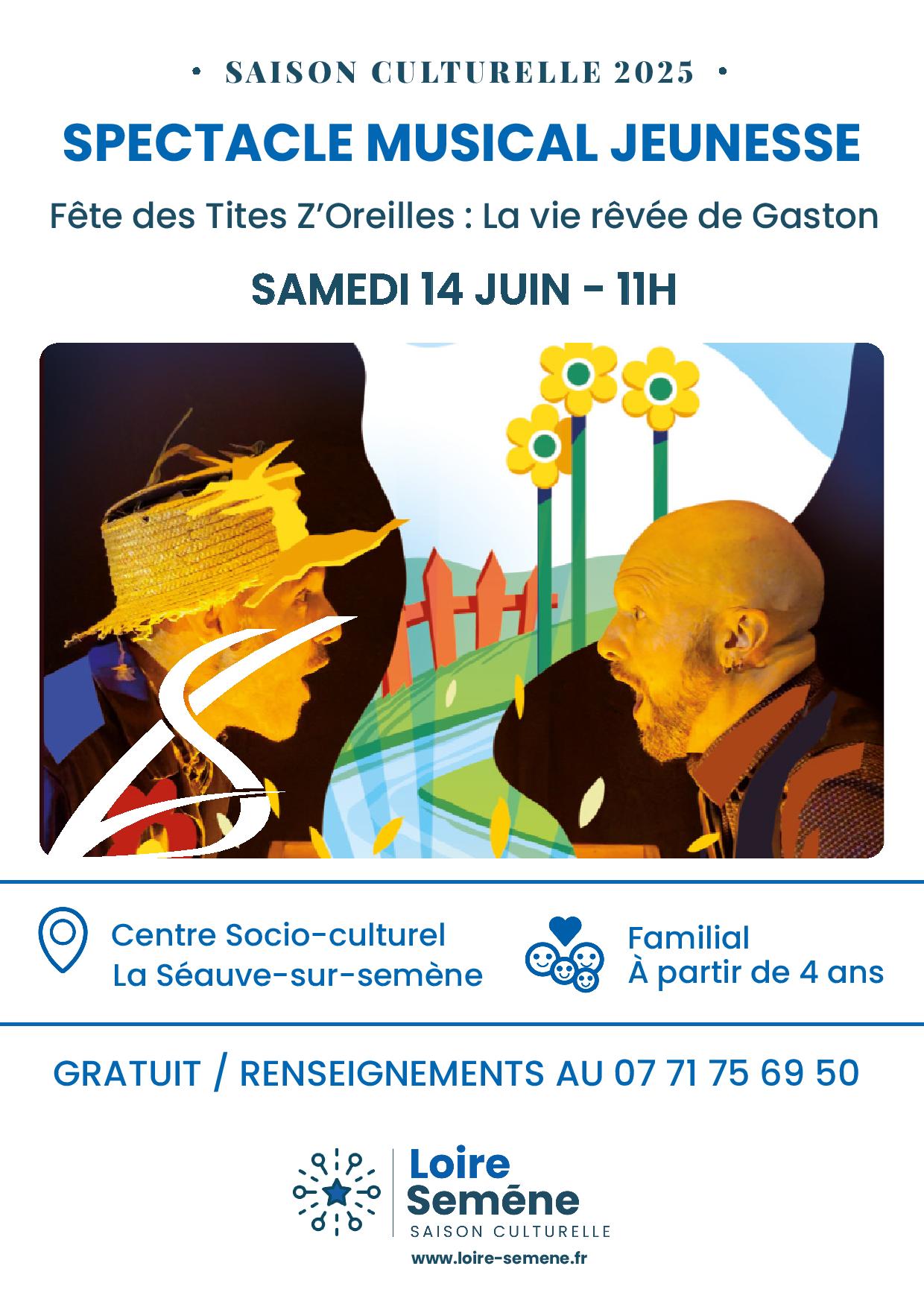 Fête des Tites Z'Oreilles : La vie rêvée de Gaston_La Séauve-sur-Semène
