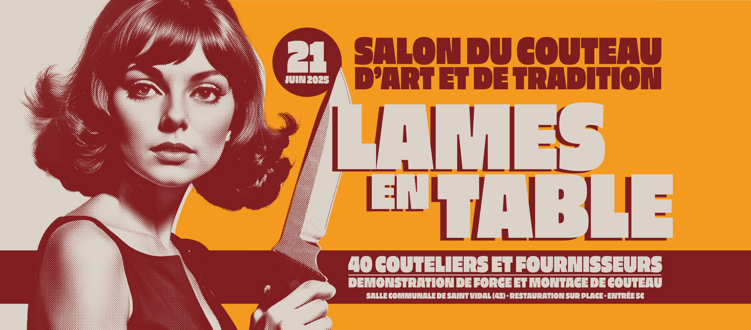 EVE_4ème Salon du Couteau d'art et tradition : Lames en Table_Saint-Vidal