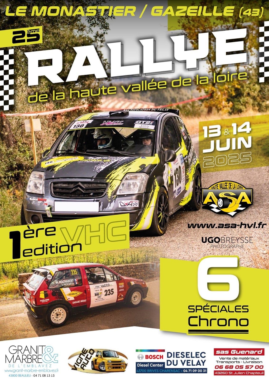 Rallye Haute Vallée de la Loire_Le Monastier-sur-Gazeille