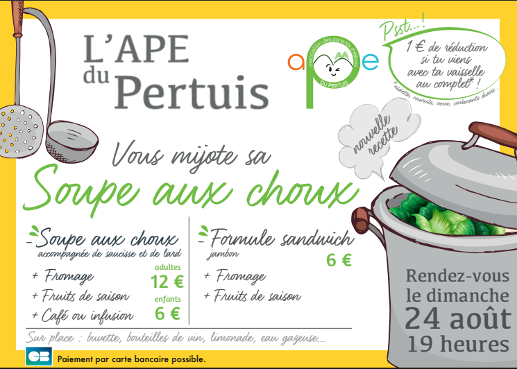 Soupe aux choux de l'APE du Pertuis_Le Pertuis