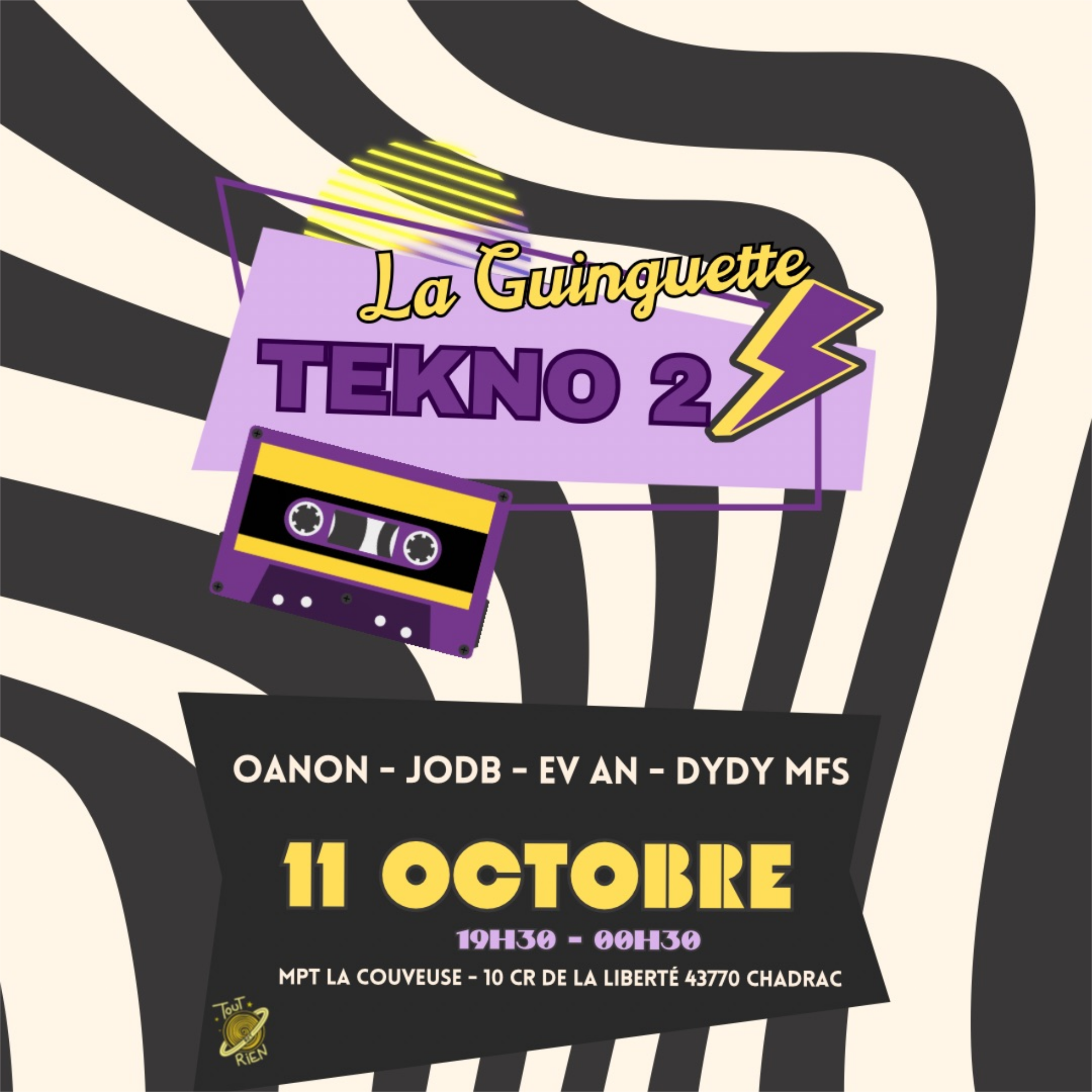 EVE_Concert : La Guinguette Tekno_Chadrac