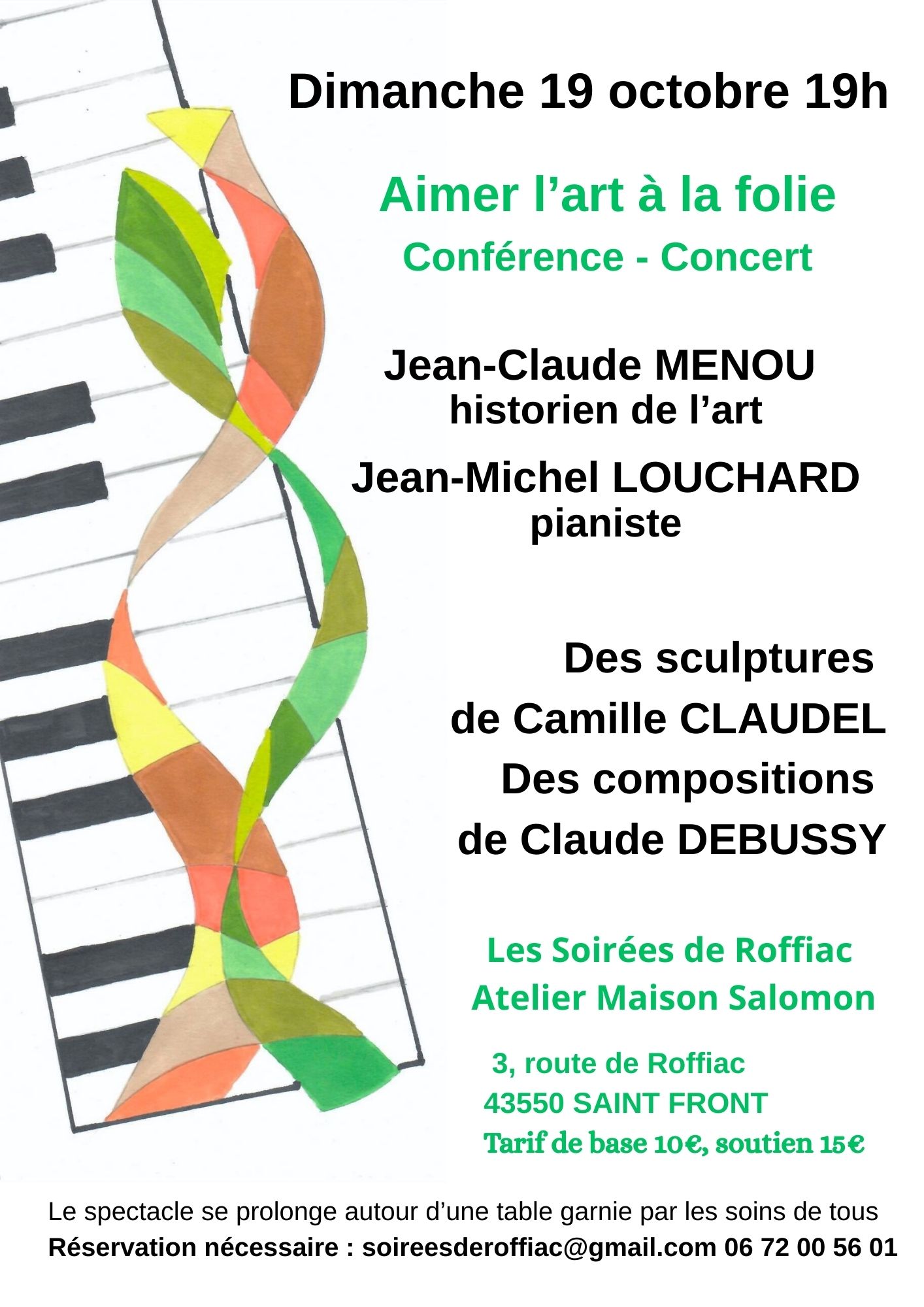 Soirée de Roffiac : Aimer l'art à la folie_Saint-Front