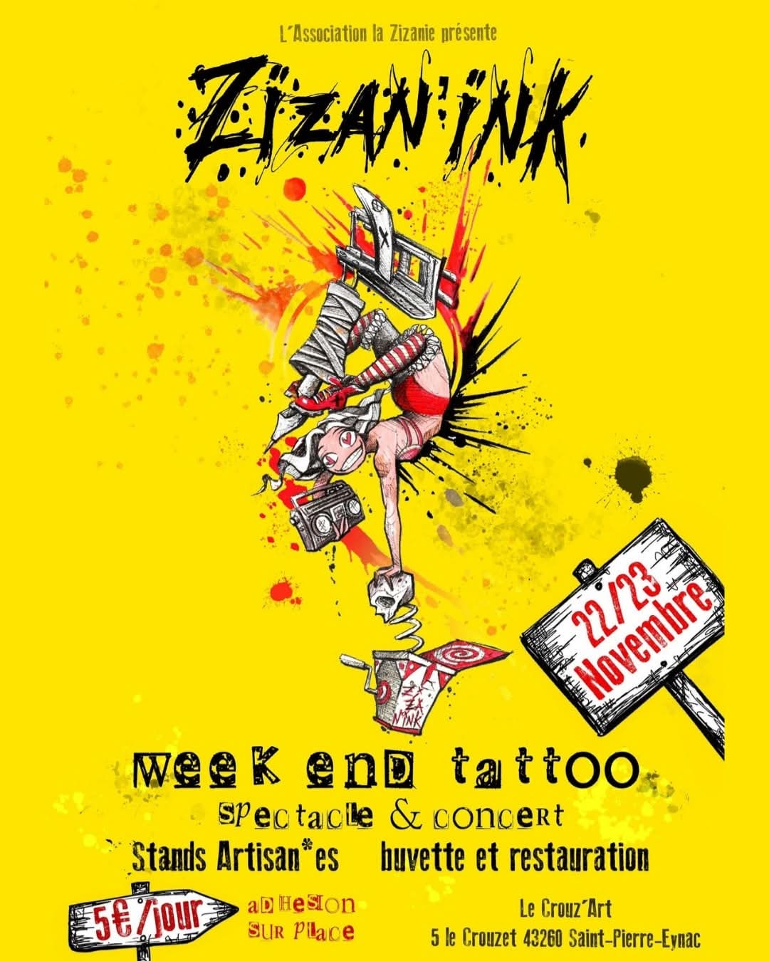 La zizan'INK - Salon du tatouage_Saint-Pierre-Eynac