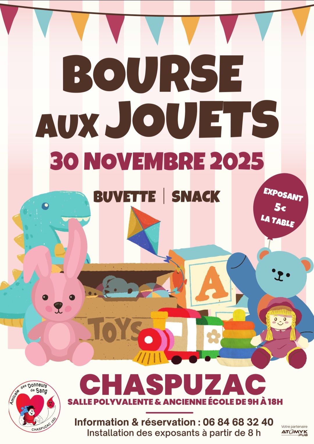 Bourse aux jouets à Chaspuzac_Chaspuzac