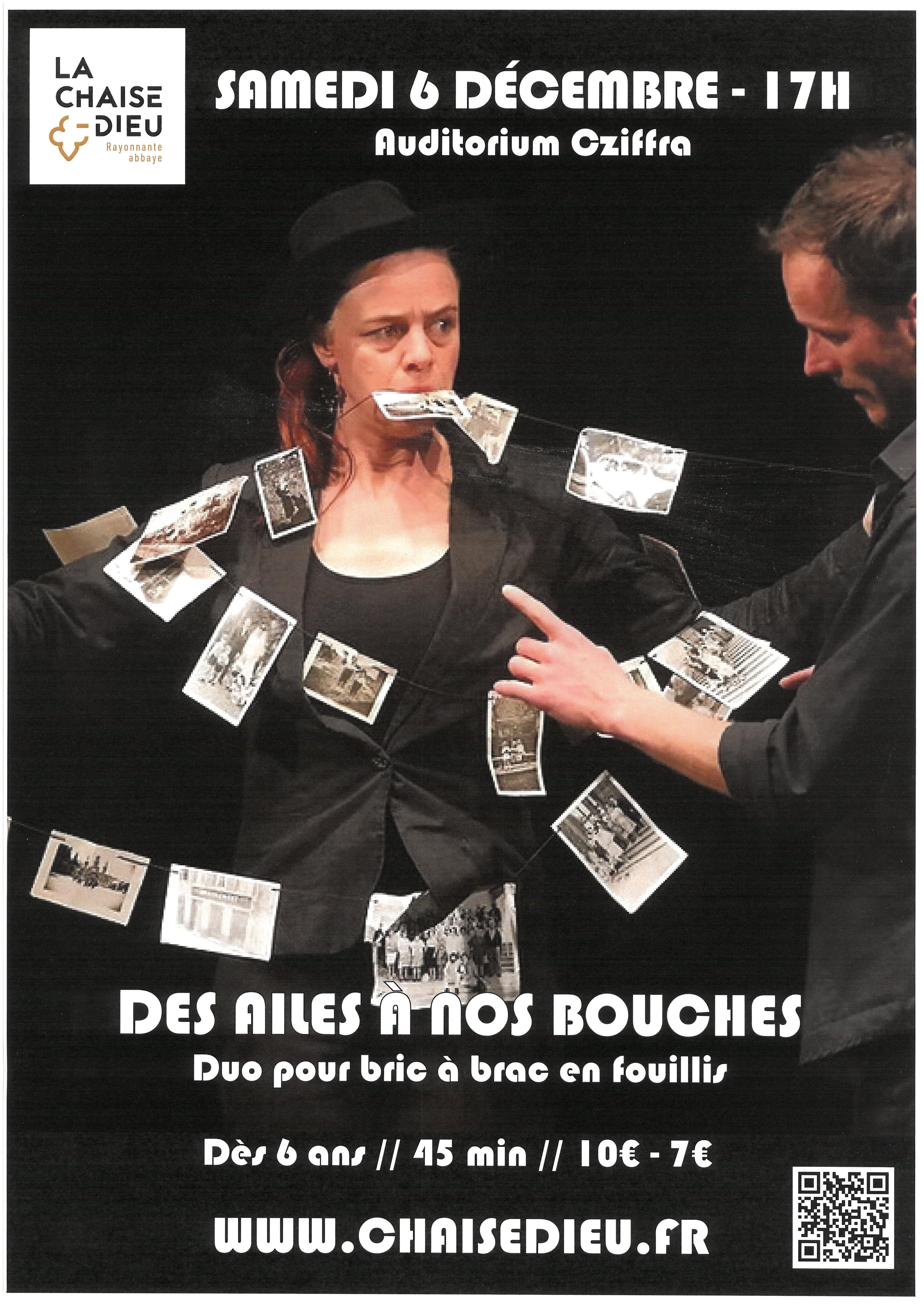 EVE-Spectacle "Des ailes à nos bouches"_La Chaise-Dieu-affiche