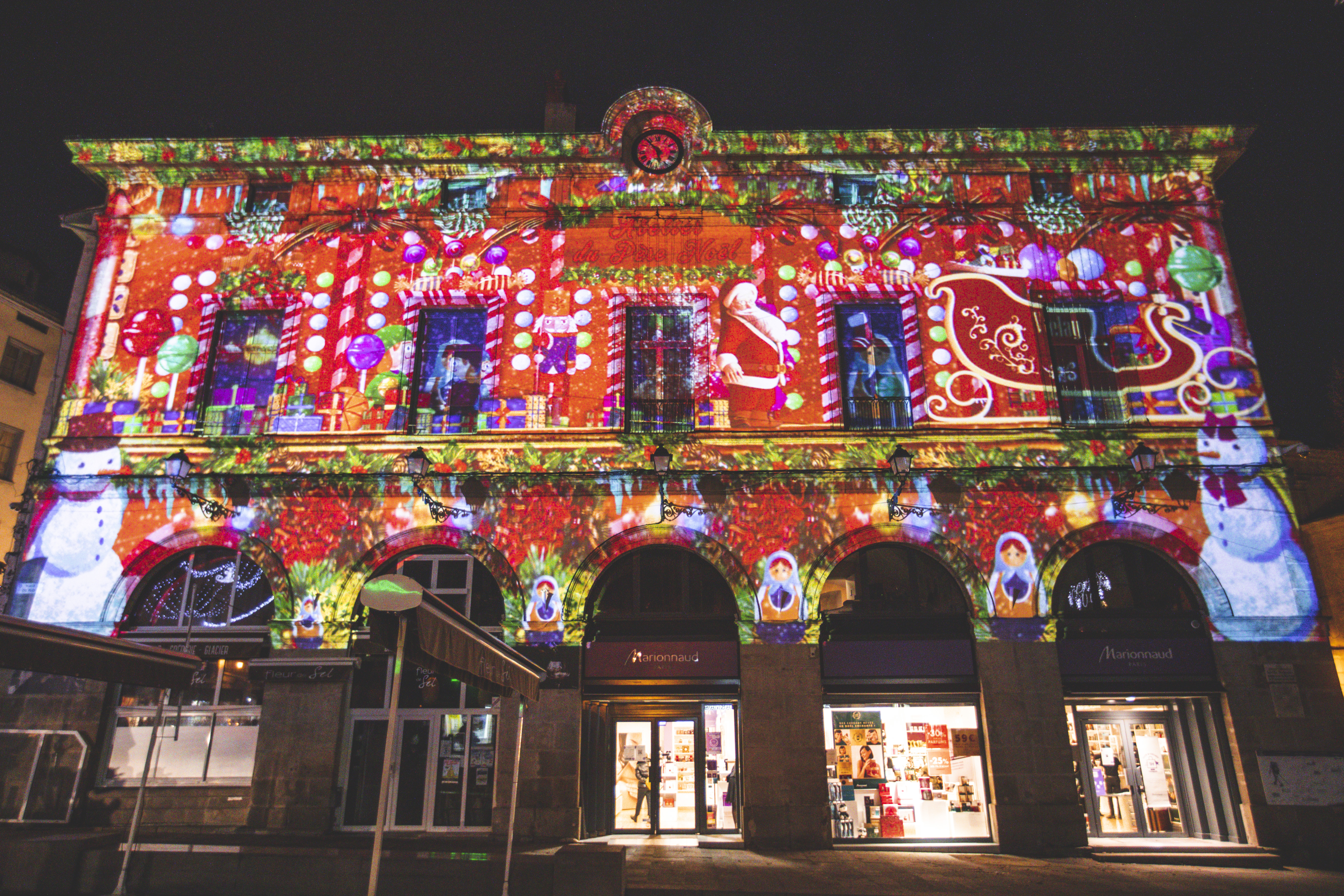 Projection du conte de Noël_Le Puy-en-Velay