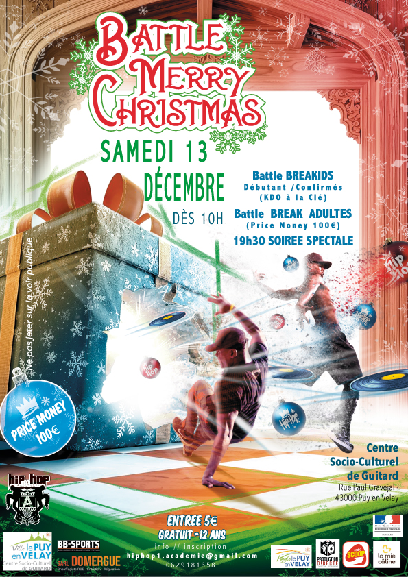 Battle Break Merry Christmas : Spectacle + Battle_Le Puy-en-Velay
