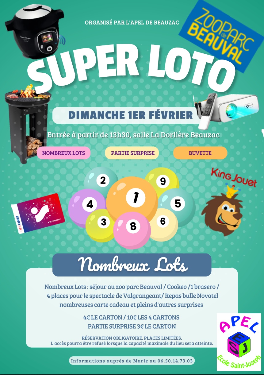 Loto de l'Apel Ecole St Joseph_Beauzac