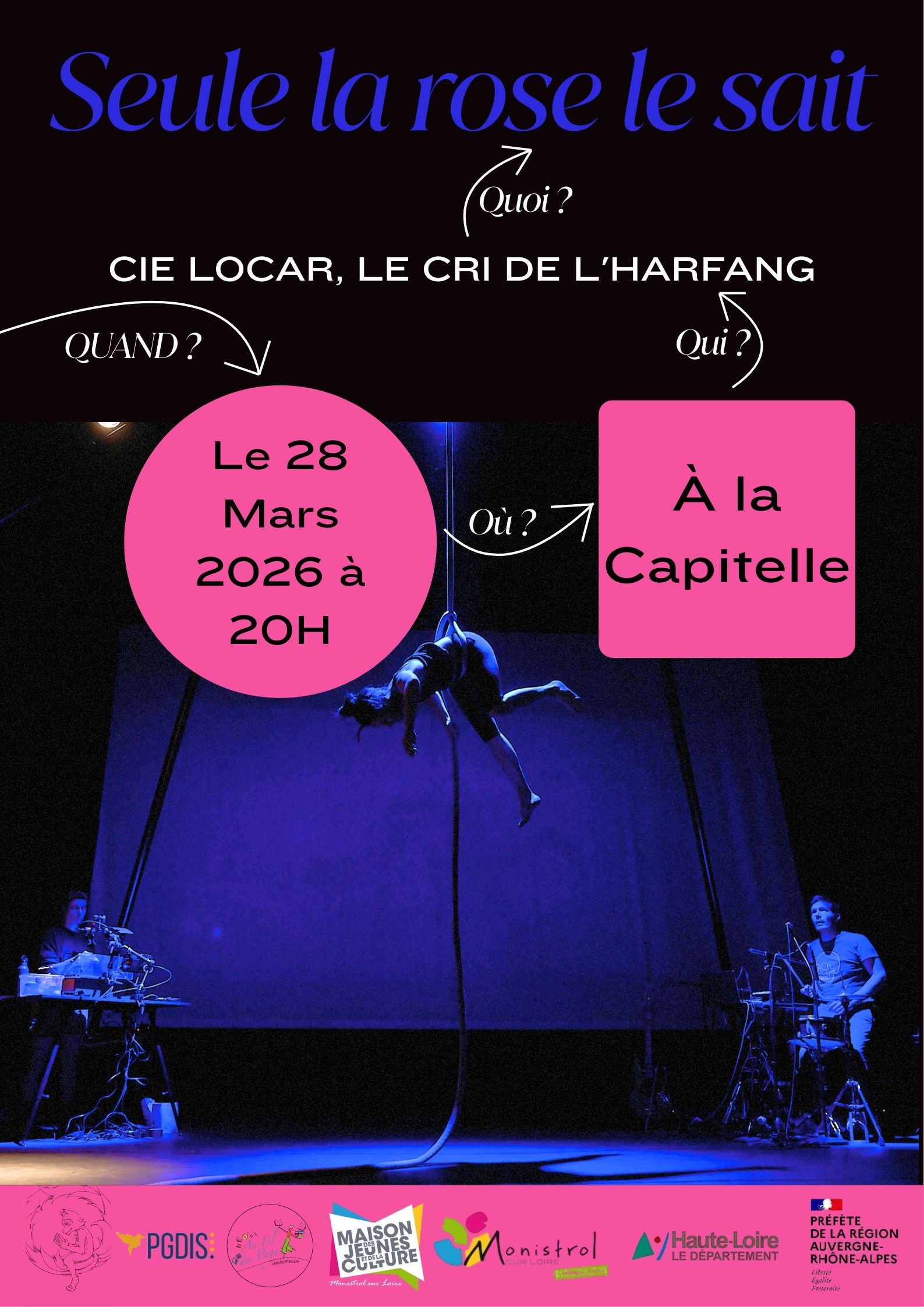 Saison Culturelle : Spectacle aérien, musical et dessiné_Monistrol-sur-Loire