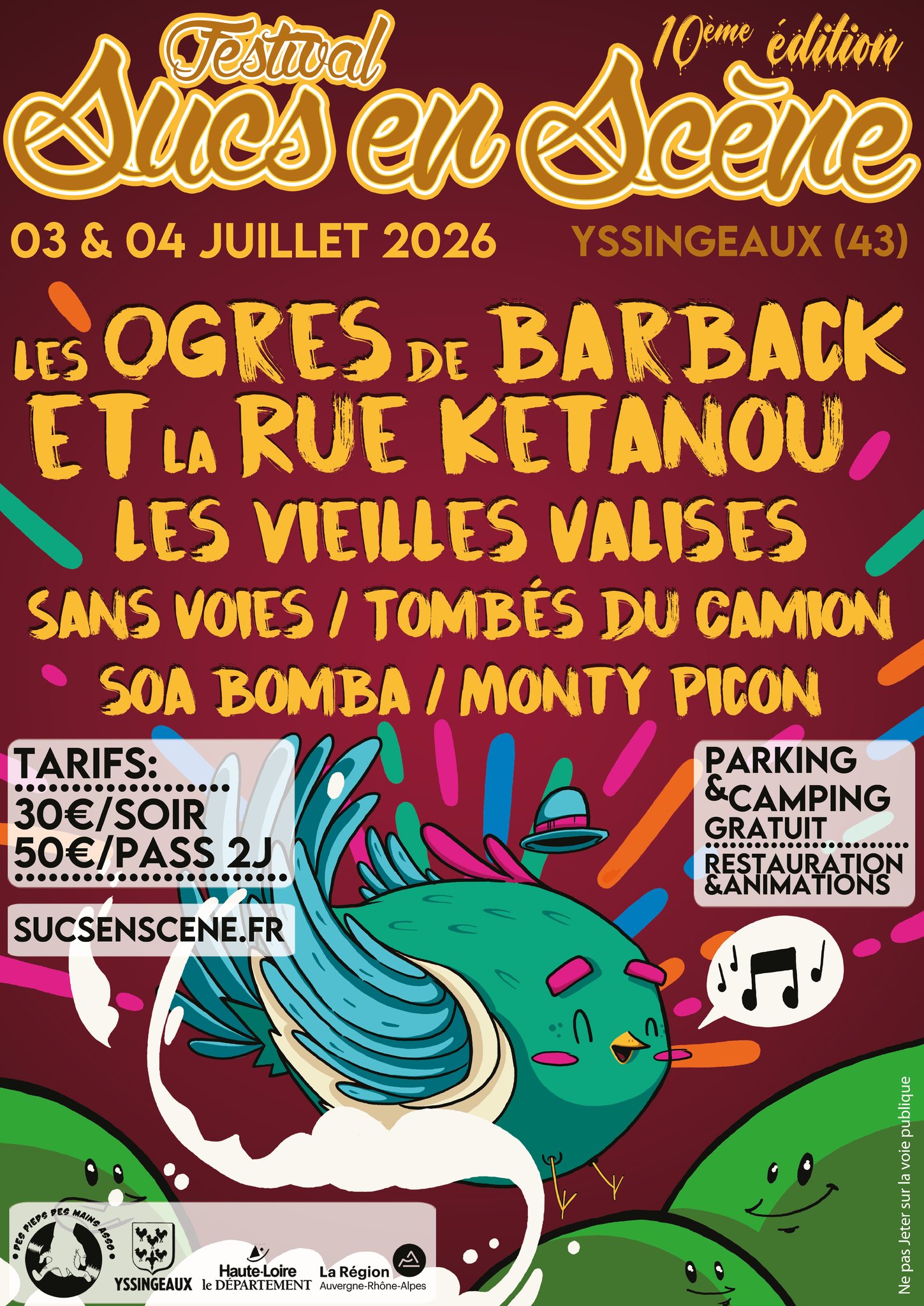 Festival SUCS EN SCÈNE - 10ème édition_Yssingeaux