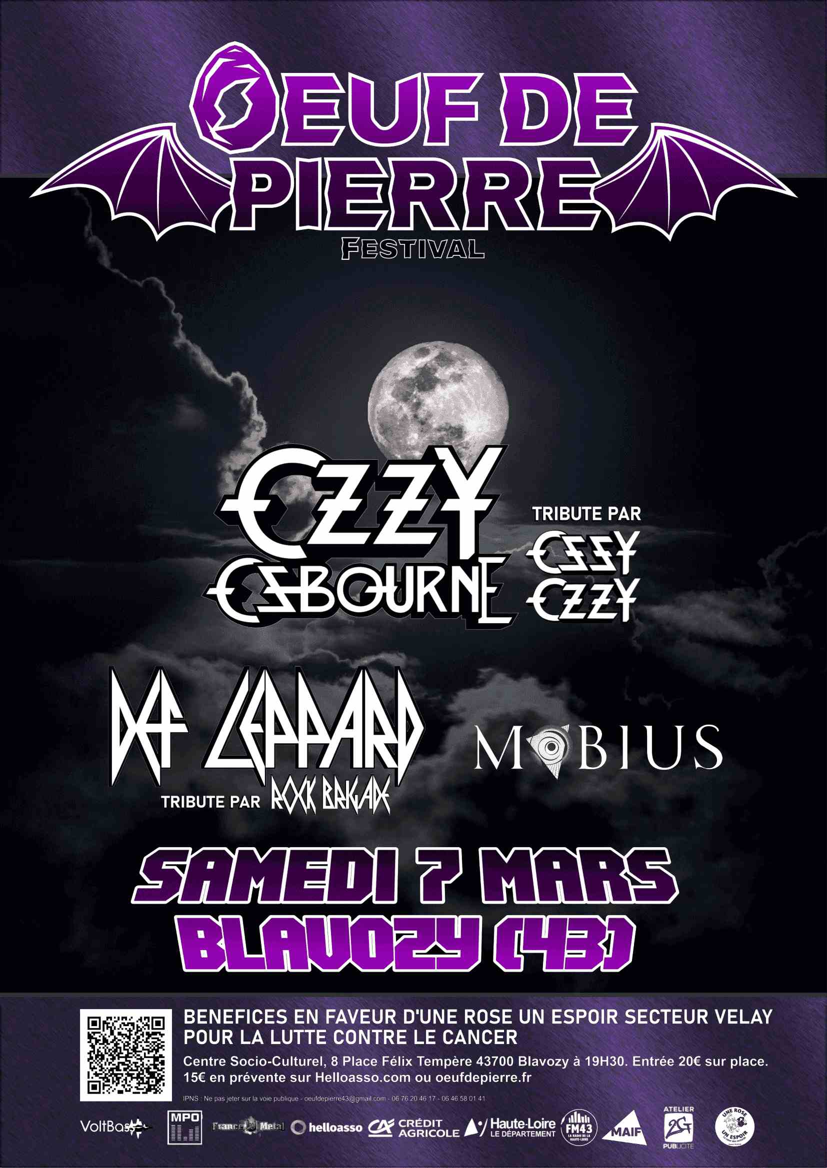 Concert par Œuf de Pierre Festival en soutien à la lutte contre le cancer_Blavozy