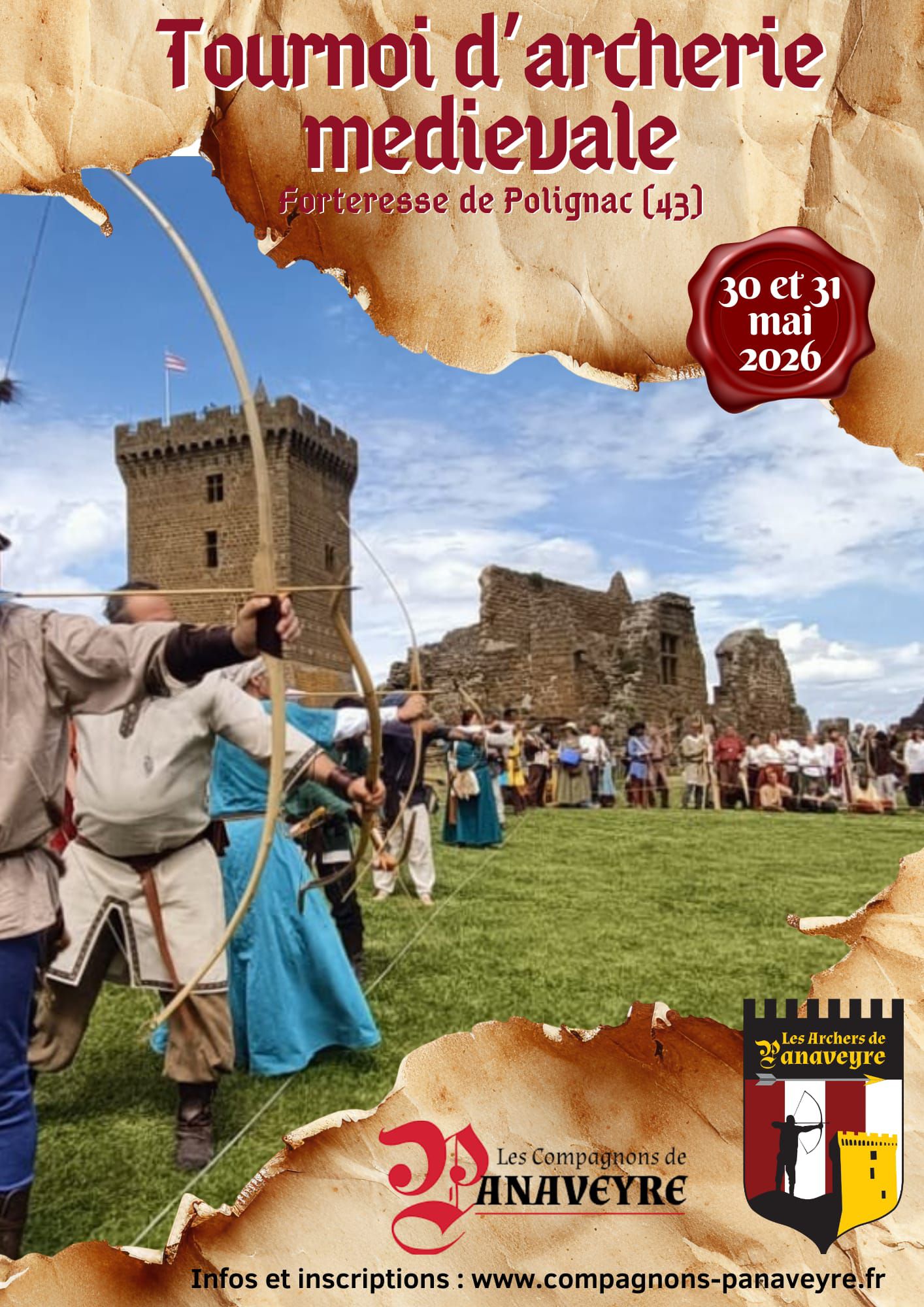 Tournoi national d'archerie médiévale à la Forteresse de Polignac_Polignac