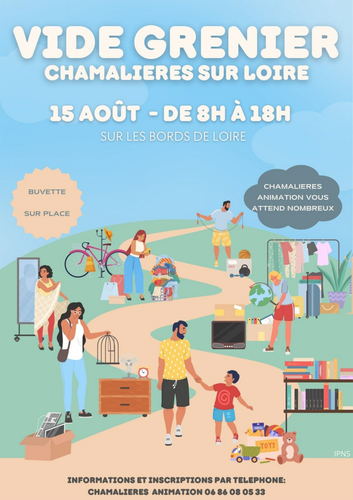 EVE_Vide-grenier à Chamalières/Loire_Chamalières-sur-Loire