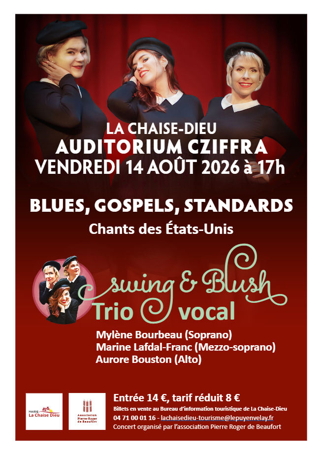 Concert "Swing & Blush"_La Chaise-Dieu- Affiche