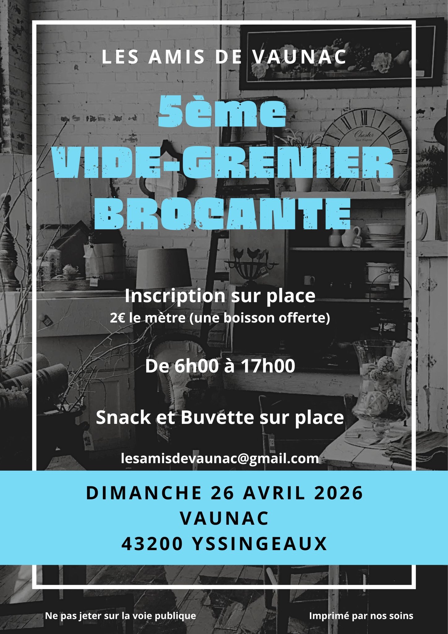 Brocante et Vide Grenier_Yssingeaux