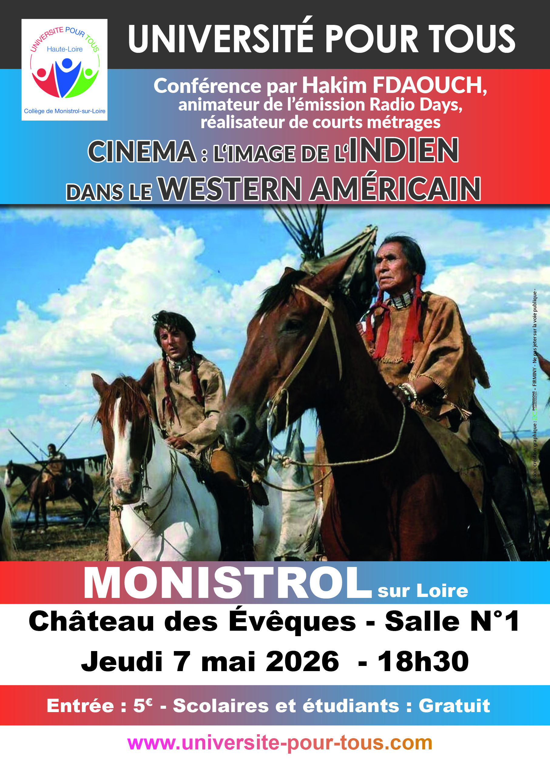 CONFERENCE UPT : Cinéma_Monistrol-sur-Loire