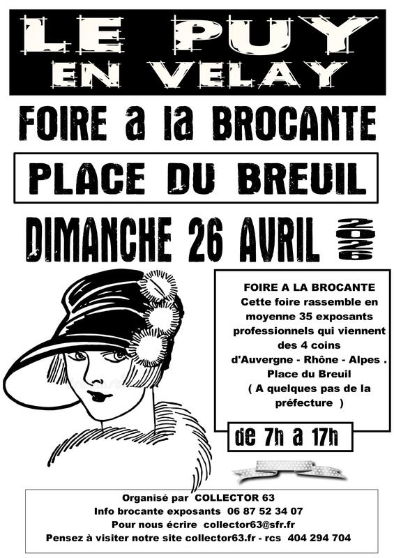 Foire à la brocante_Le Puy-en-Velay