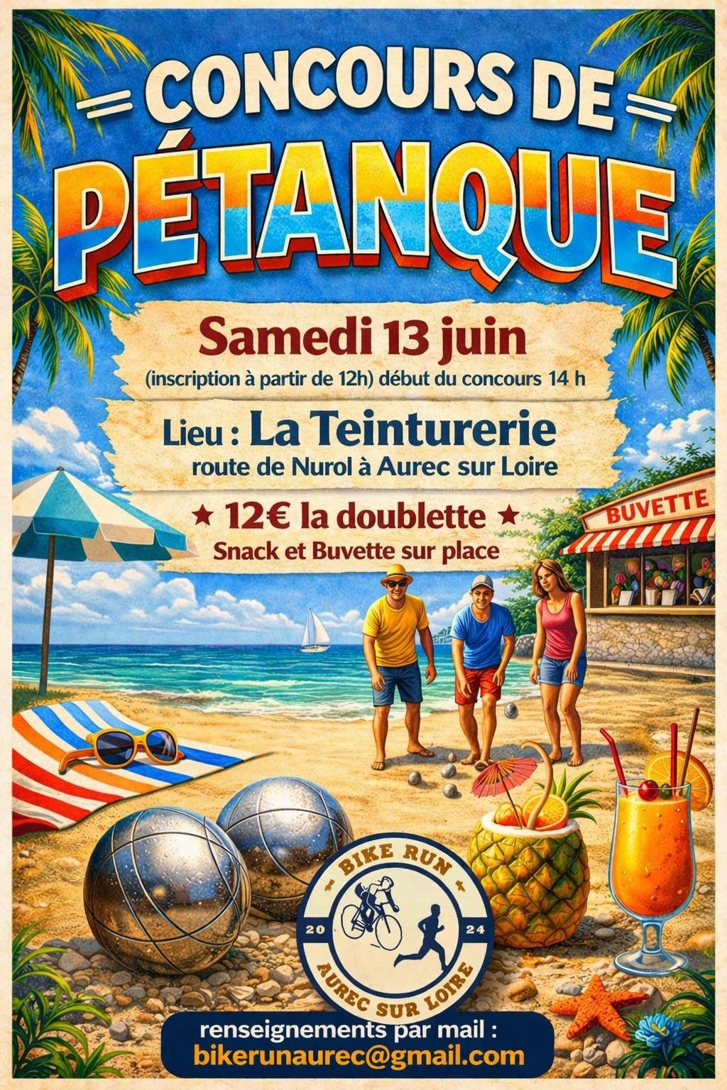 Concours de pétanque de Bike Run Aurec_Aurec-sur-Loire