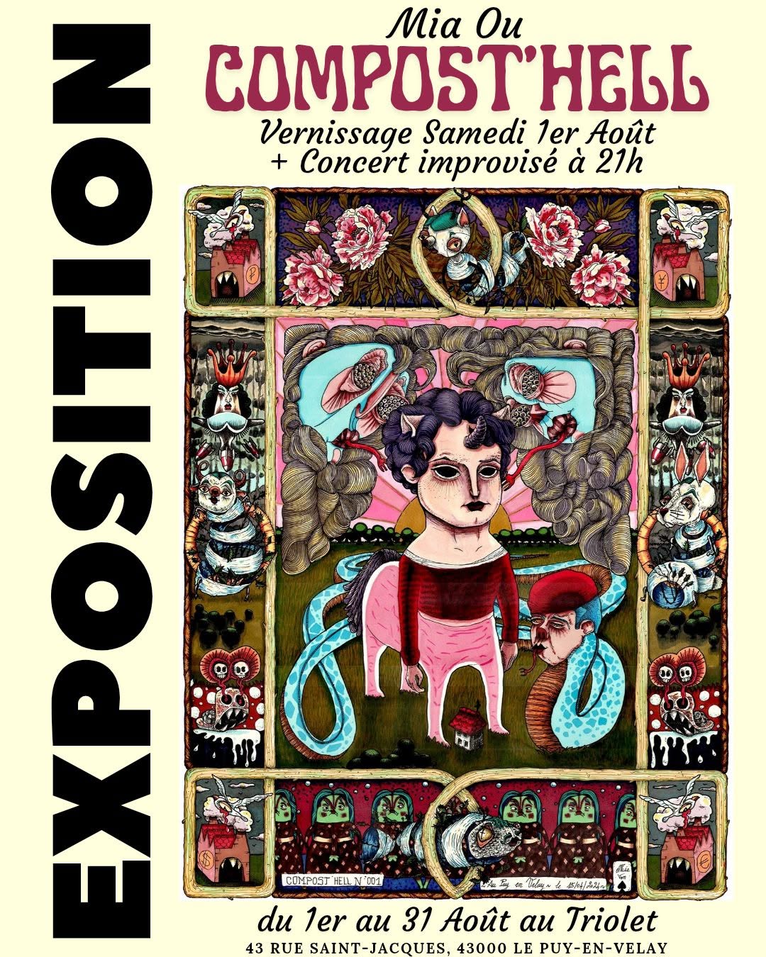 Exposition Mia Ou Compost'Hell_Le Puy-en-Velay