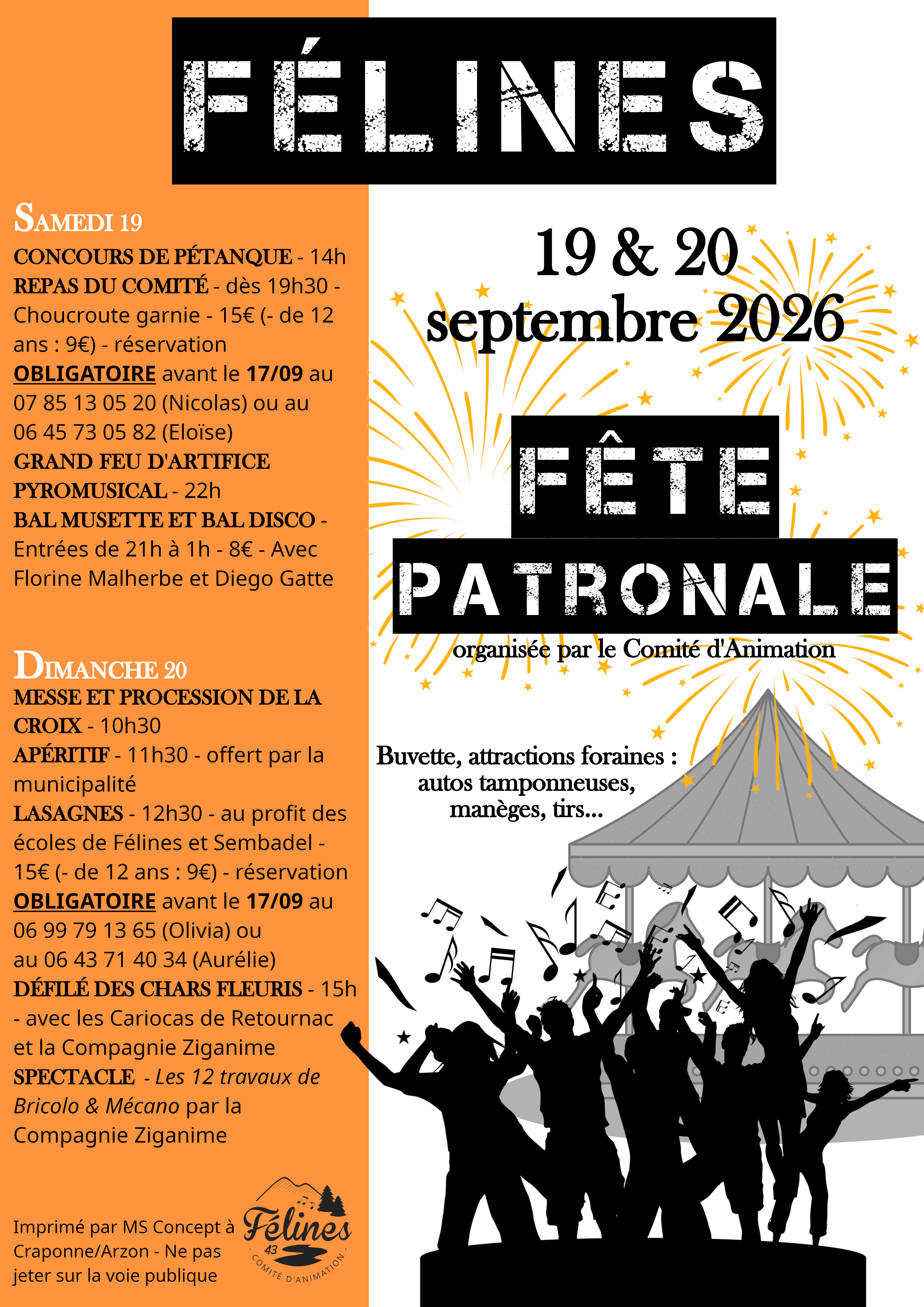 Fête patronale_Félines
