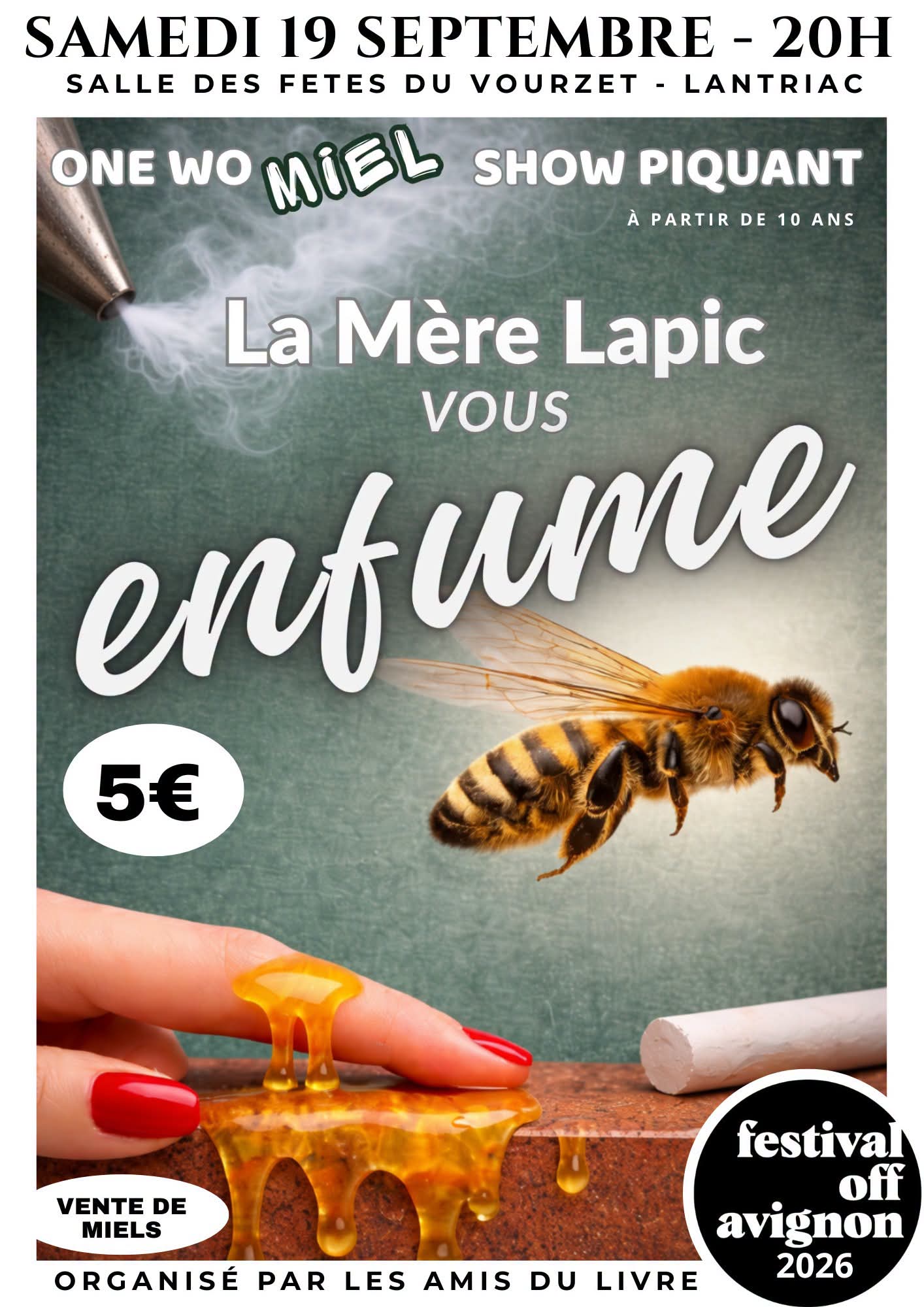 Théâtre "La mère Lapic vous enfume"_Lantriac