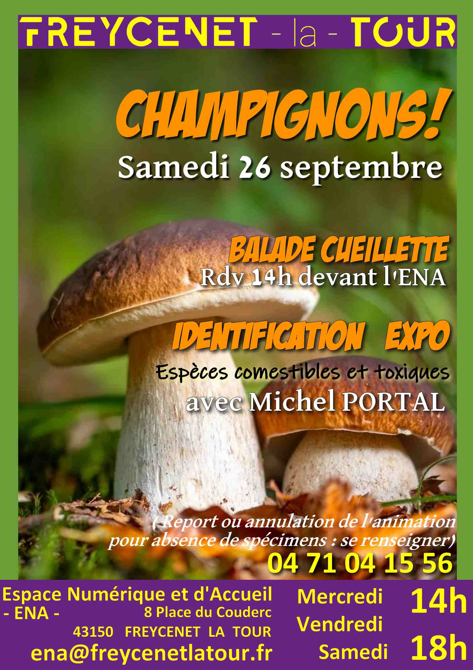 Balade et cueillette de champignons avec Michel Portal_Freycenet-la-Tour