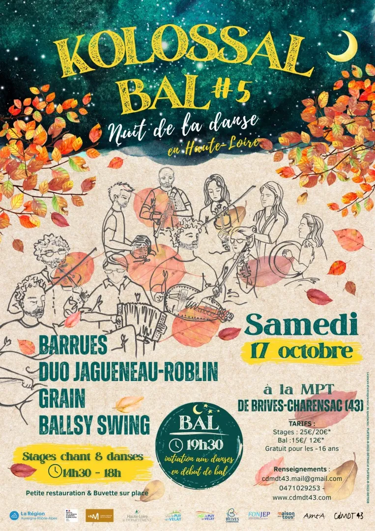 Kolossal Bal 2026 / La nuit de la danse en Haute-Loire_Brives-Charensac
