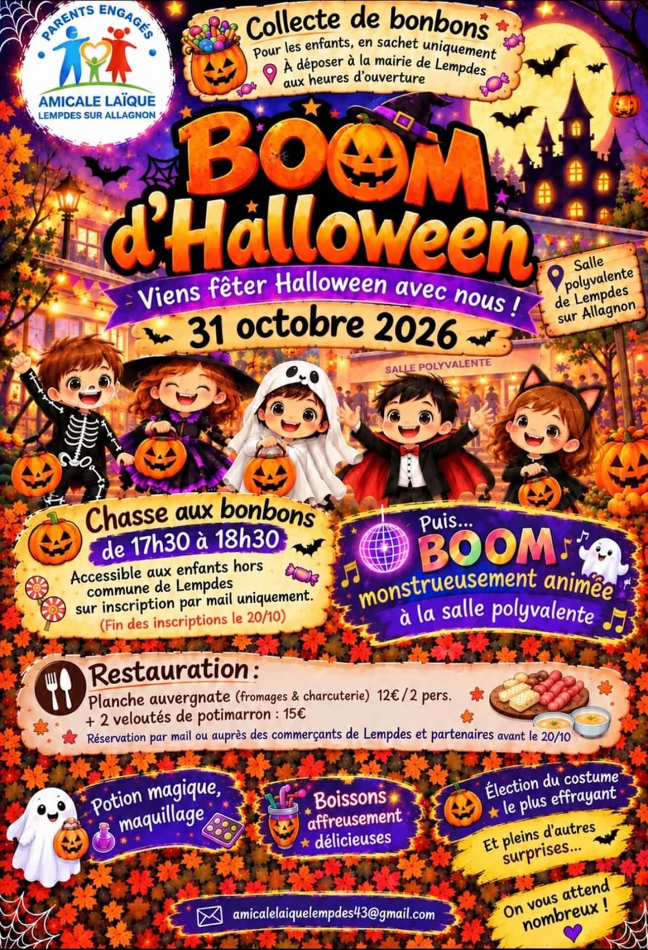 boom d'halloween Lempdes